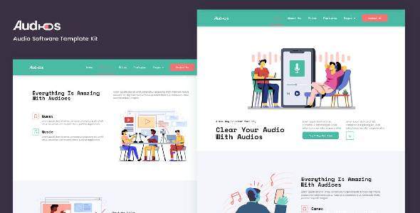 Audios – App Showcase Elementor Template Kit